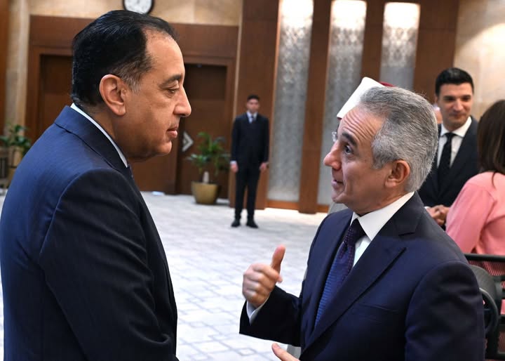 وزير العدل في نقاش مع رئيس الوزراء المصري - موقع وزارة العدل