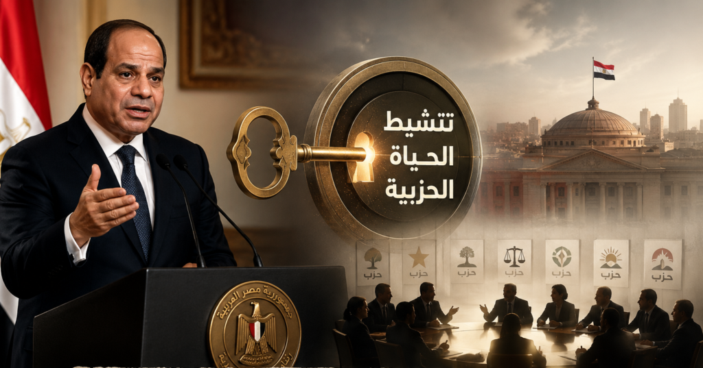 تنشيط الحياة الحزبية- تصميم معد عبر الذكاء الاصطناعي